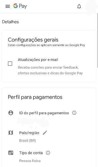 O sino de notificação fica ao lado da foto de perfil utilizada na conta.(TecMundo/Reprodução)