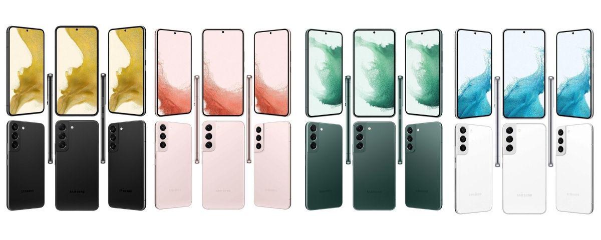 Em comparação com seu antecessor, o Galaxy S21 veio nas cores rosa, cinza, violeta e branco