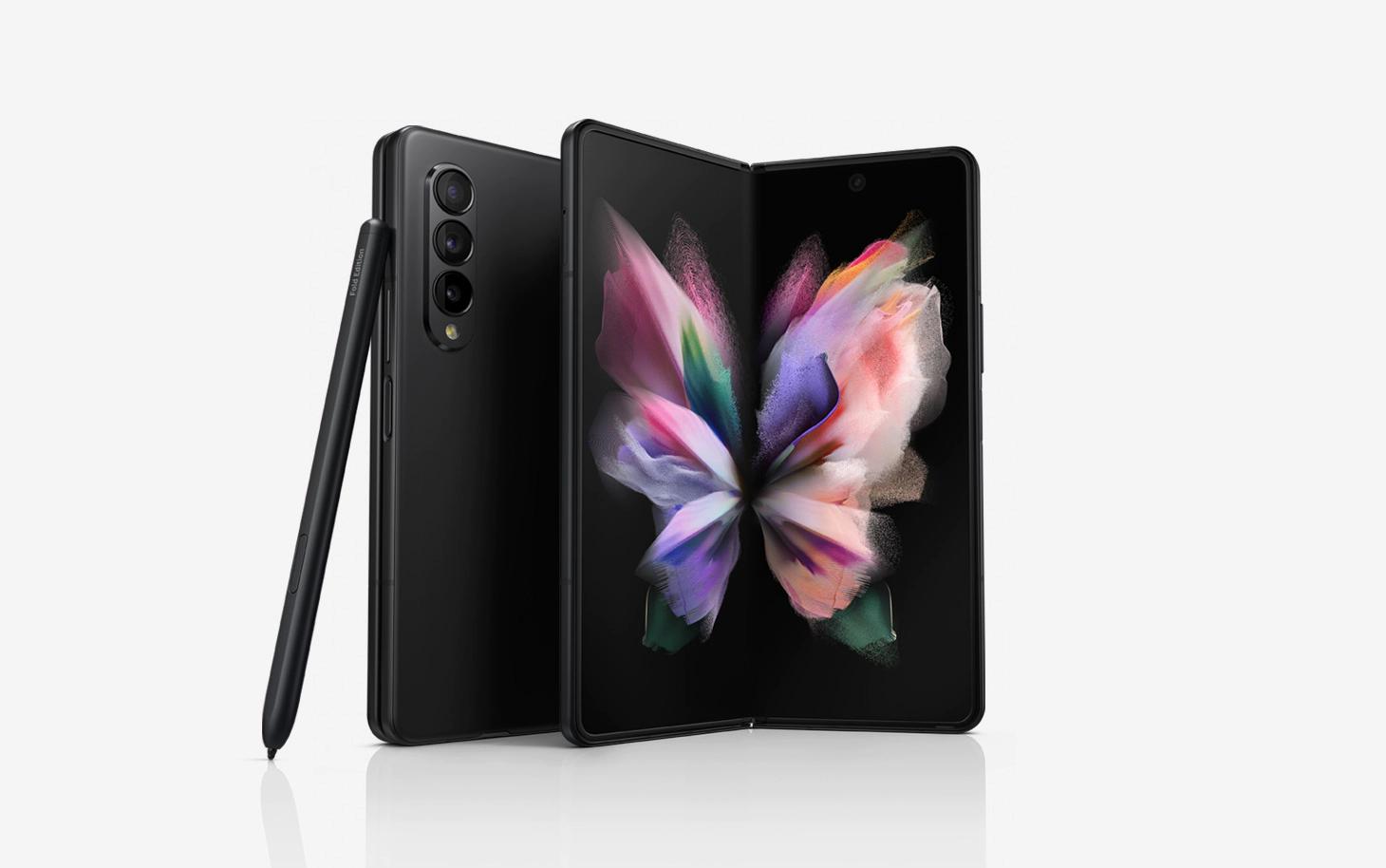 O Galaxy Z Fold 3 faz sucesso por conta da sua tela dobrável