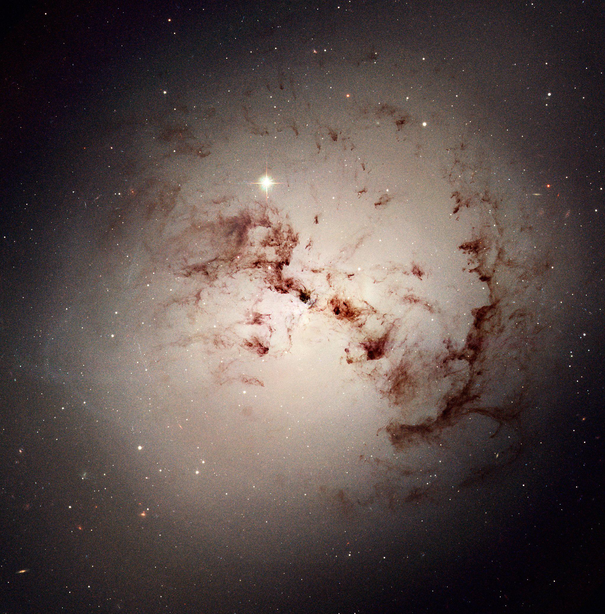 The galaxy NGC 1316 is of the elliptical type (Source: Wikimedia Commons/NASA)
