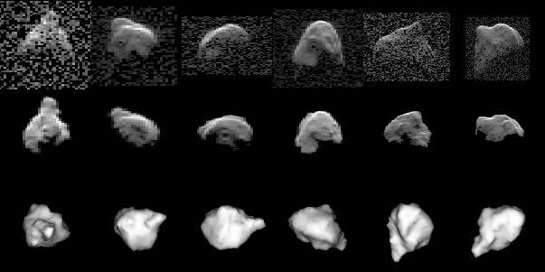 Imagens de radar e o modelo computacional do asteroide 1998 JM8.