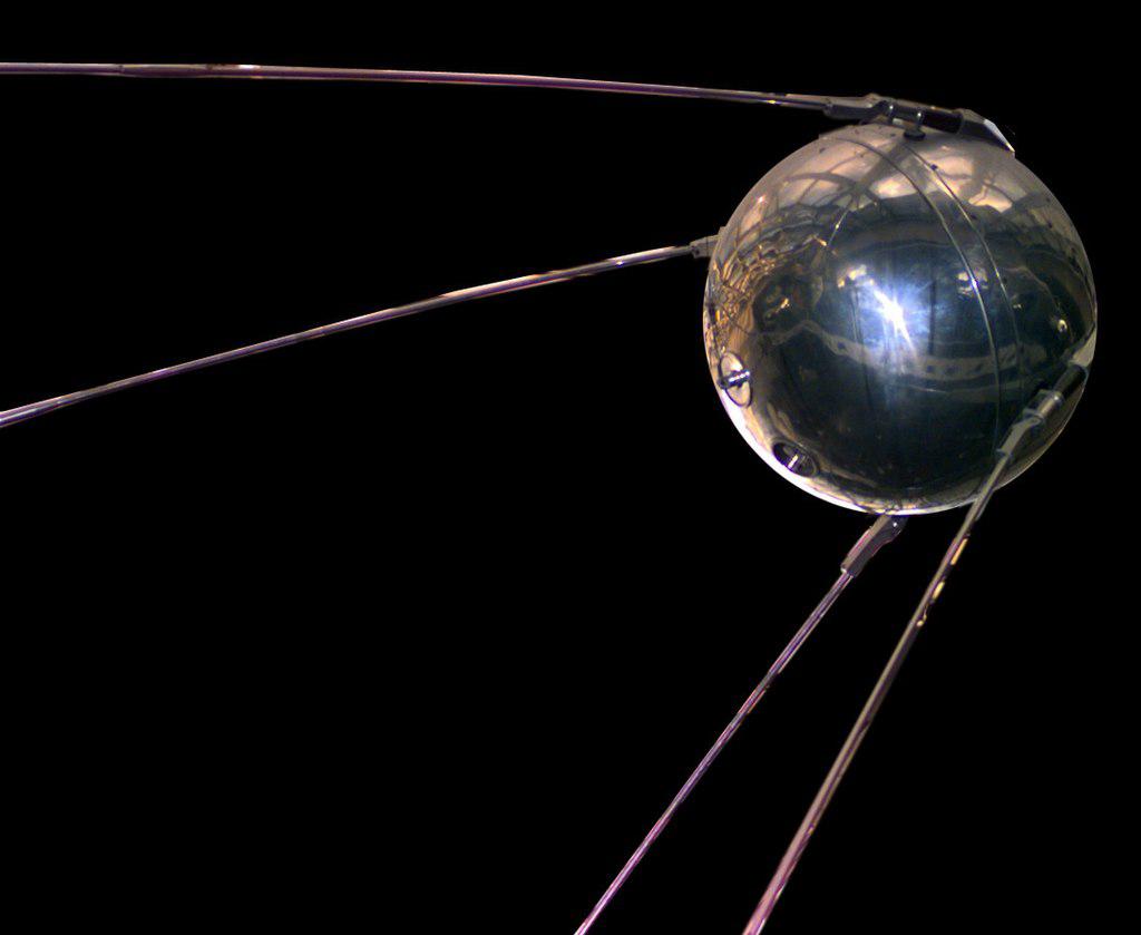 A sonda russa Sputnik 1 (Fonte: Wikimedia Commons/NASA)