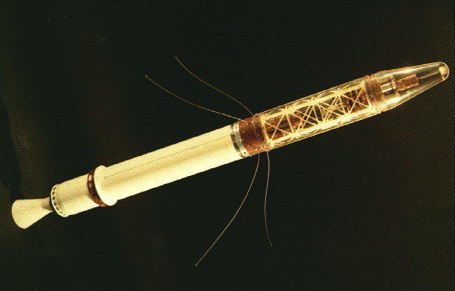 Explorer I, o primeiro satélite americano (Fonte: Wikimedia Commons/NASA)