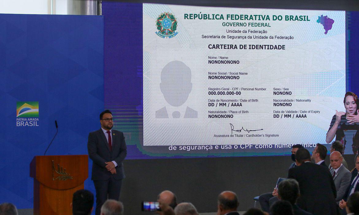 Governo Federal anuncia nova Carteira de Identidade única