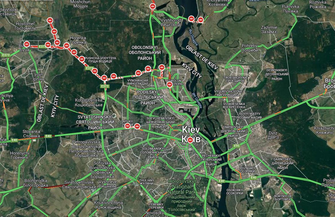 Ucrânia: invasão russa pode ser acompanhada pelo Google Maps 6