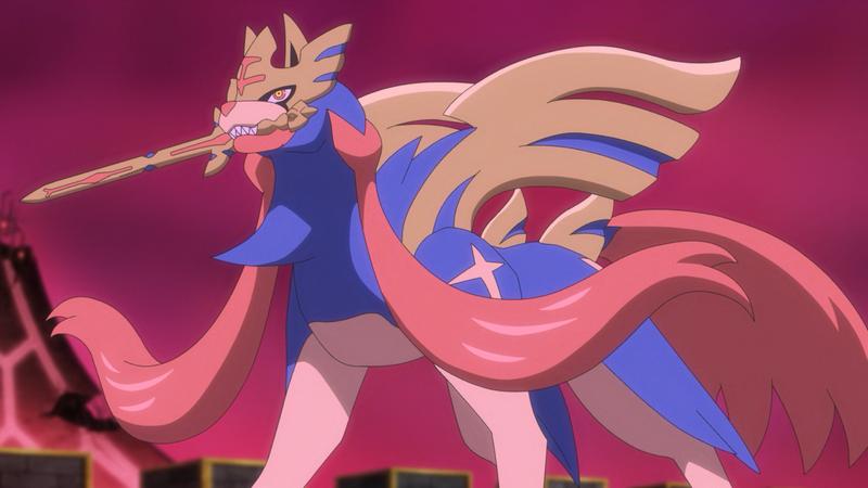 Zacian grows even more powerful and imposing in his Crowned Sword form.