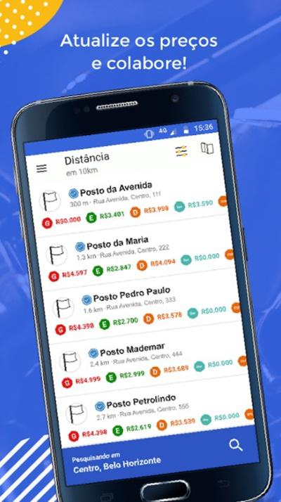 Simples e direto, esse aplicativo fornece o preço de qualquer tipo de combustível nas redondezas.