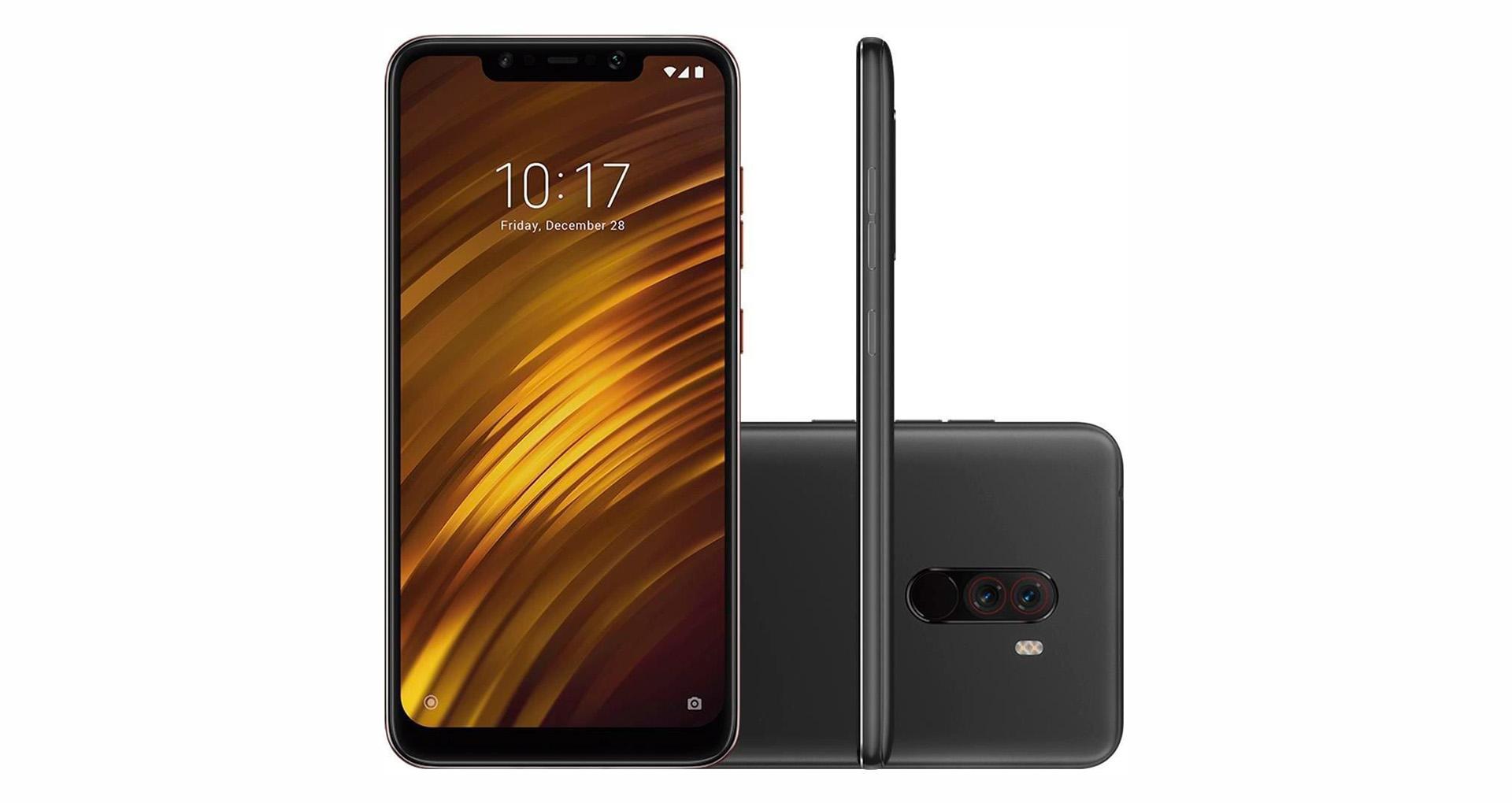Pocophone F1 catches the infamous "notch" borrowed from Apple.  (Source: Xiaomi / Reproduction)