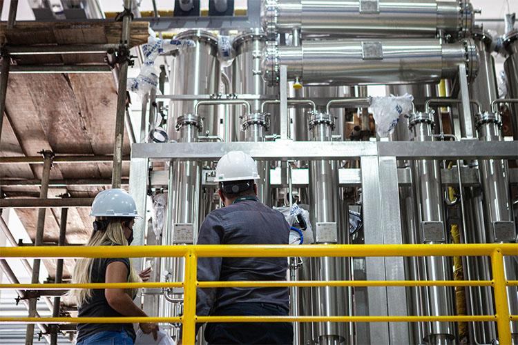 O espaço da fábrica foi otimizado para reduzir custos de energia e melhorar a ocupação dos espaços