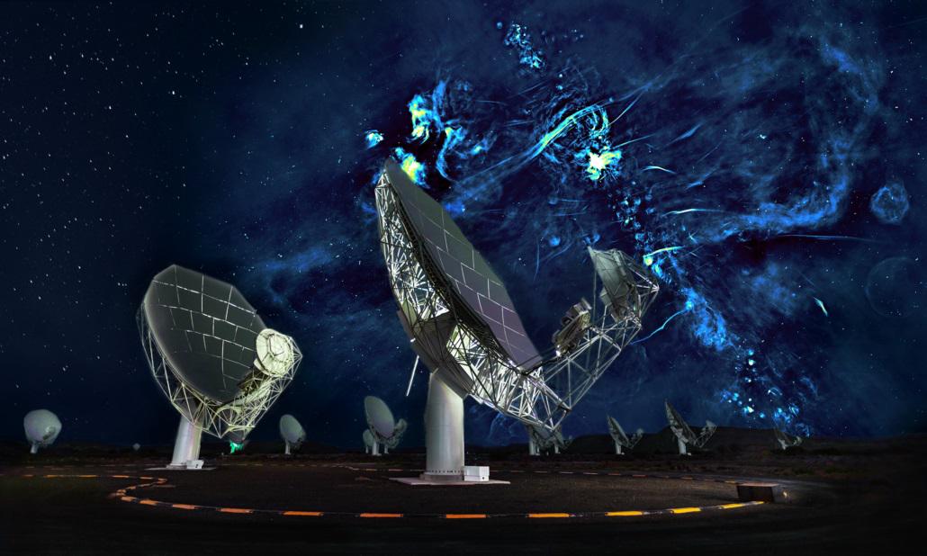 (Fonte: SARAO, Oxford and NRAO)