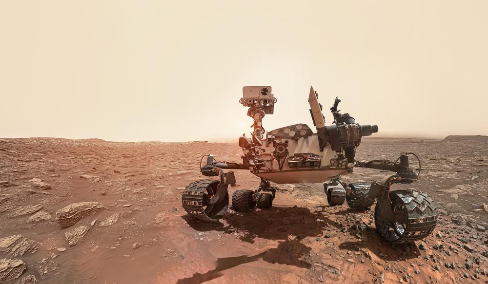 Usando o rover Perseverance, cientistas conseguiram medir a velocidade do som em Marte (Fonte: Shutterstock)