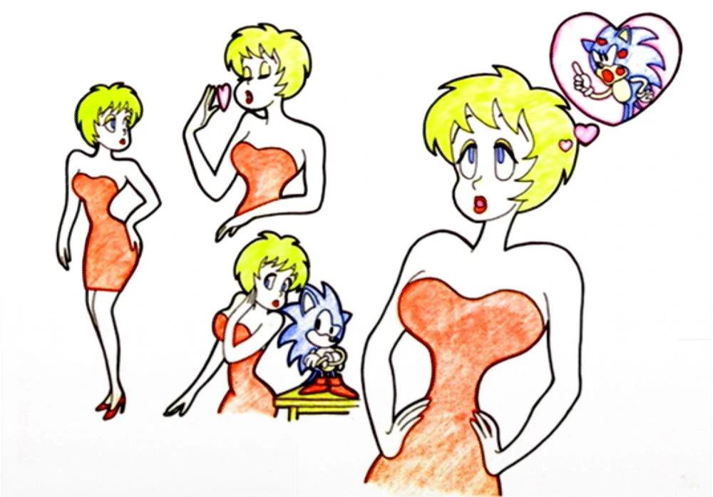 Enquanto o time ainda trabalhava nos conceitos básicos, uma personagem humana chamada Madonna foi criada e descartada