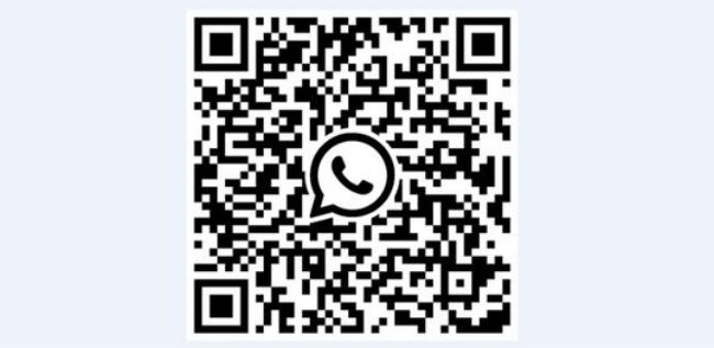 QR Code do perfil do TSE no WhatsApp.