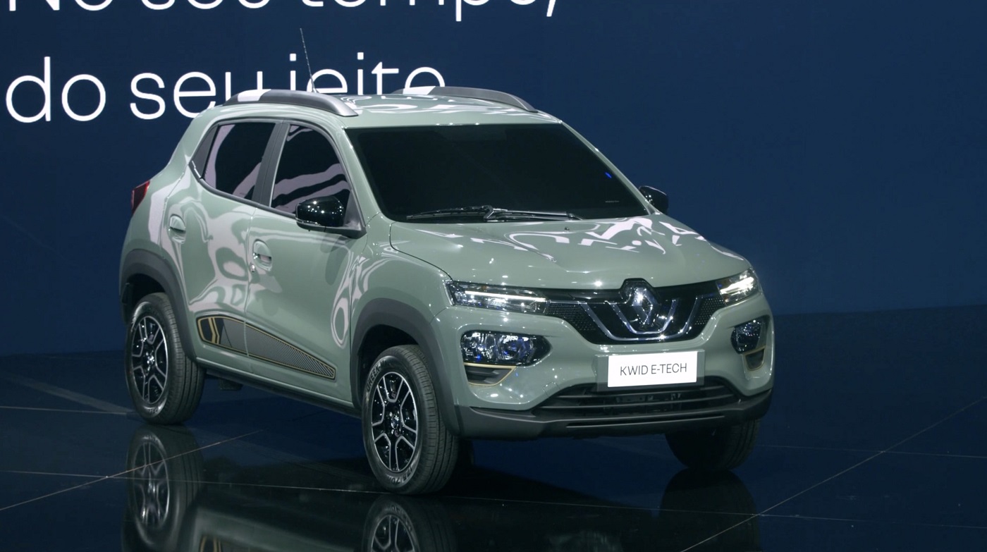 Renault anuncia Kwid E-Tech com 298km de autonomia por R$ 142 mil