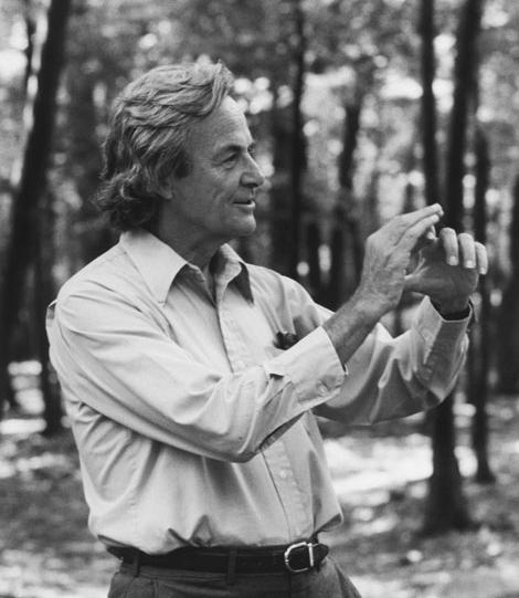 American physicist Richard Feynman in a 1984 photo