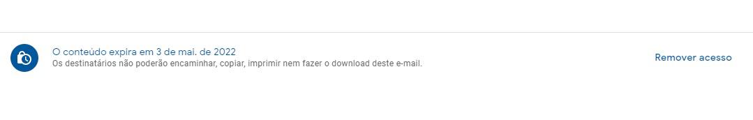 You can revoke access to the content at any time, even if the email is still within the stipulated time.