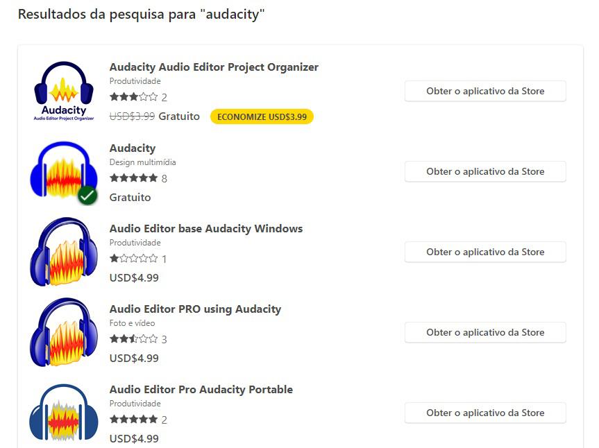 As várias versões 