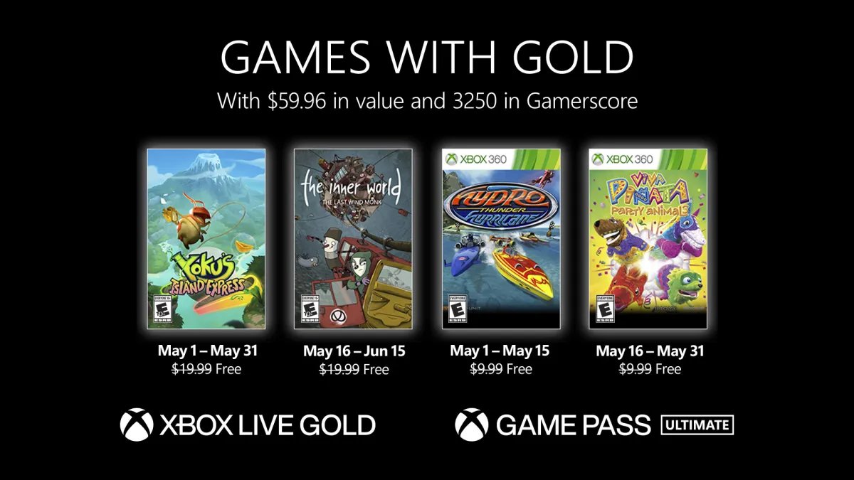 Xbox Games With Gold de maio tem Yoku’s Island, Viva Piñata e mais; veja