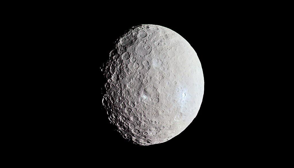 Ceres can be considered the first asteroid discovered (Source: Wikimedia Commons/Justin Cowart)