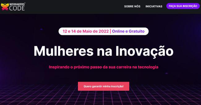 O evento online terá duração de três dias e é totalmente gratuito.