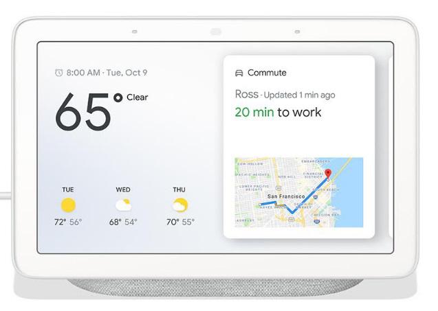 The newest generation of Nest Hub.