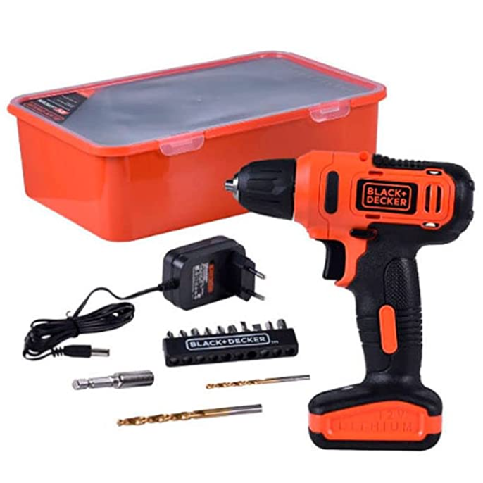 Picture: 3/8 screwdriver and drill, BLACK+DECKER