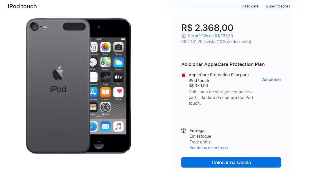 Some options are still for sale in the Brazilian store.