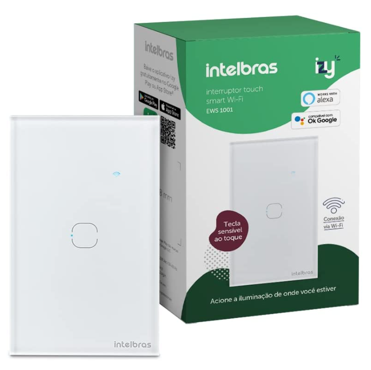 Imagem: Interruptor Inteligente Intelbras, 1 módulos