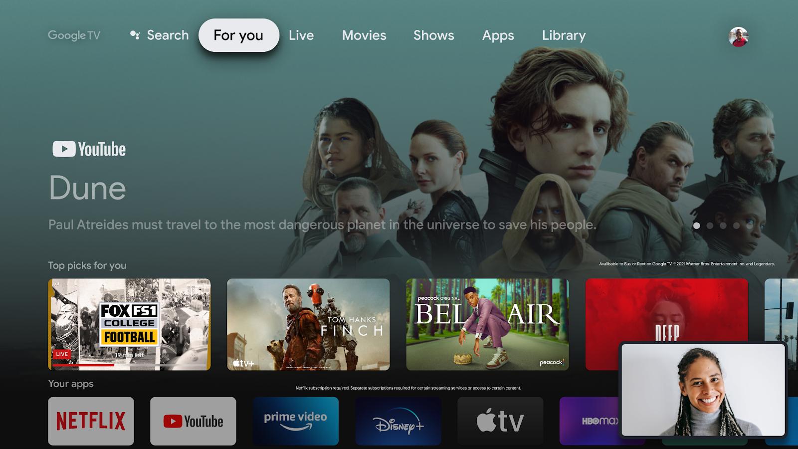 Mudanças baseadas no Android 13 devem trazer experiência aprimorada ao Android TV. (Fonte: Android Developers Blog / Reprodução)