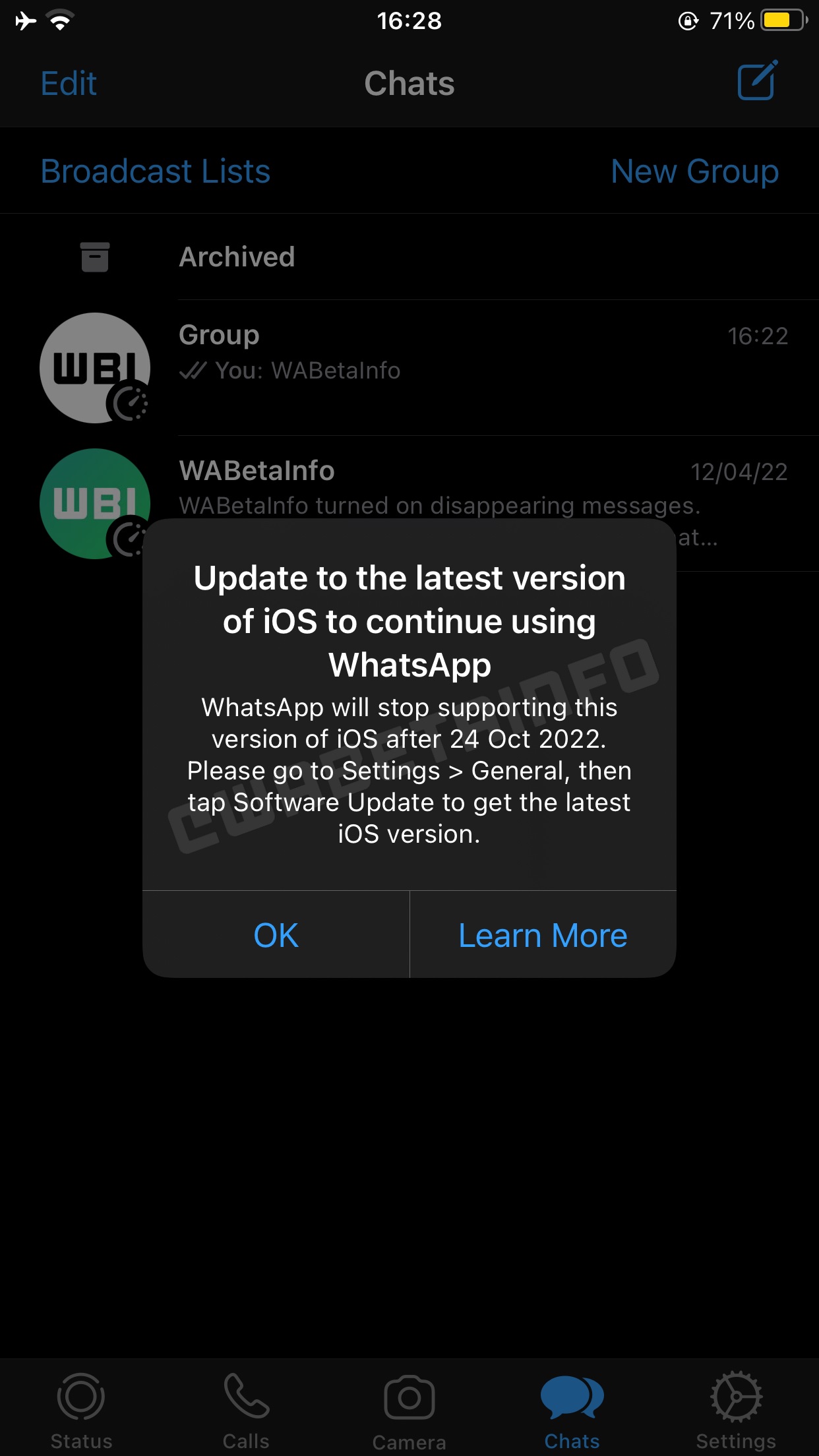 WhatsApp dejará de funcionar en iPhones antiguos con iOS 10 y 11