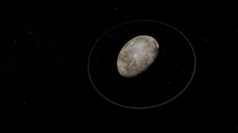 Haumea foi descoberto em 2004.