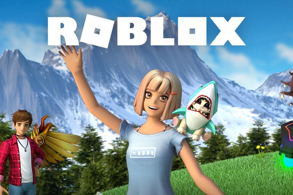 5-9 anos Menino Menina Manga Curta Roblox Camiseta impressa Tops