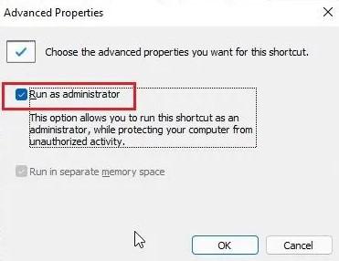 Select "Run as administrator"