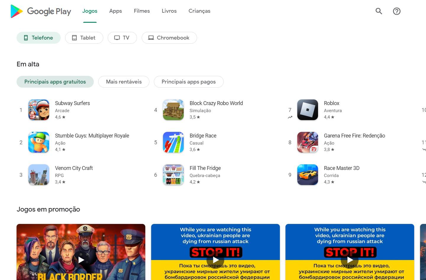 Google Play store