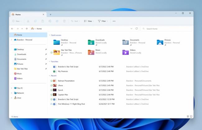 Tabs in File Explorer are now available for testers.