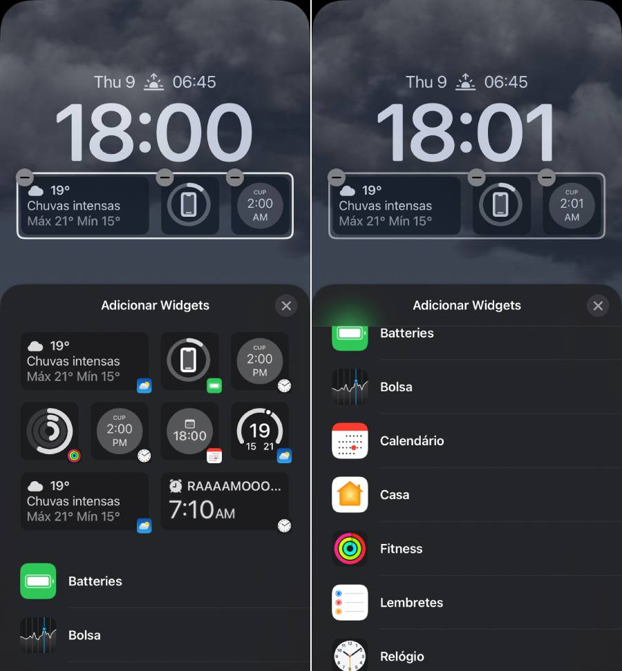 iOS 16 widgets