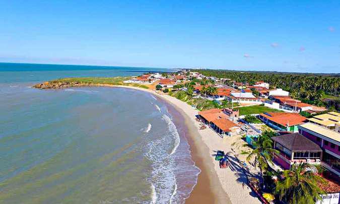 Praia de Touros; (Fonte: Reprodução: Secretaria Municipal de Turismo de Touros)