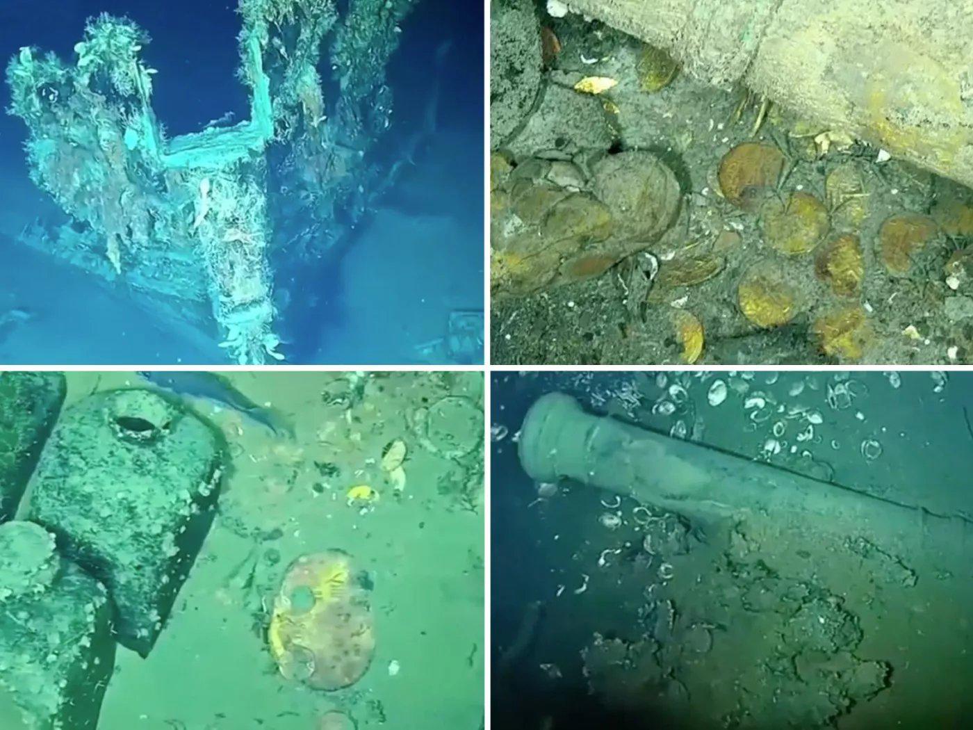 Alguns dos objetivos encontrados pelas autoridades colombianas. (Fonte: Armada da Colômbia/ Zenger/ Newsweek/ Reprodução)