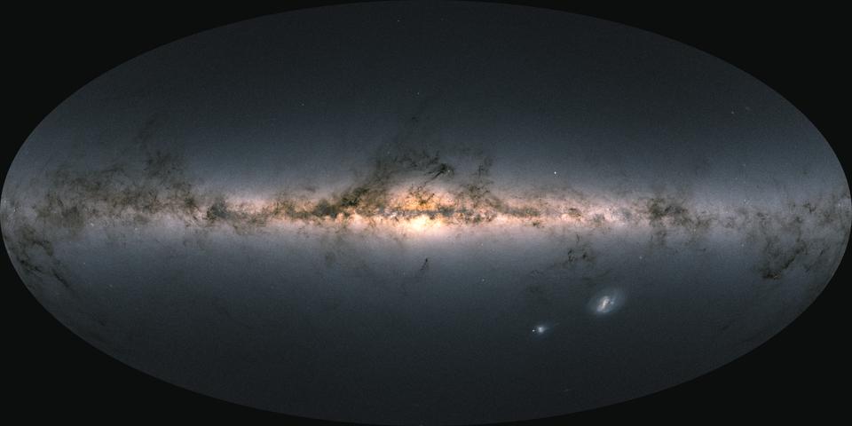 This is not an image of the Milky Way. There are millions of images together.Each point has detailed observations from the GAIA telescope