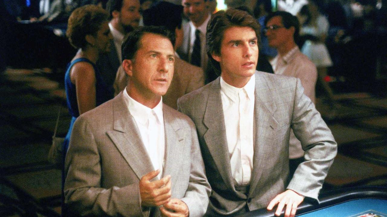 Dustin Hoffman interpreta um savant excepcional em Rain Man