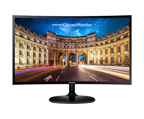 Imagem: Monitor Curvo de LED Samsung LC24F390 24", Full HD