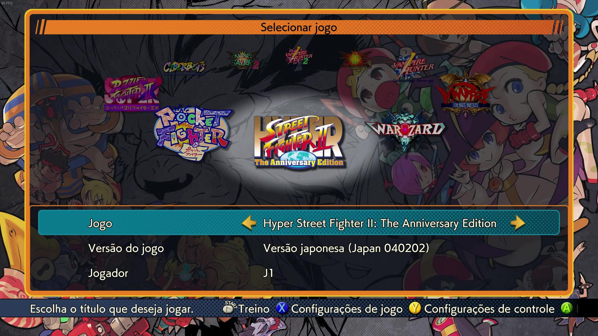 Você pode escolher entre as versões americanas e japonesas dos games com facilidade