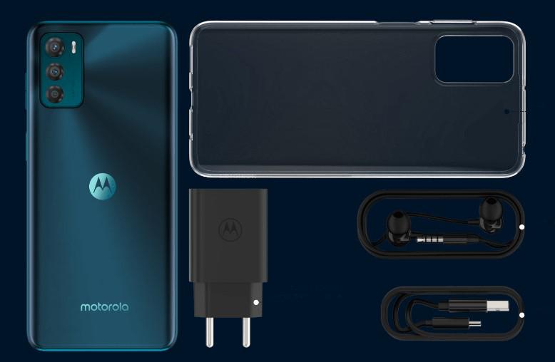The smartphone comes with a charger, a case and a USB cable.