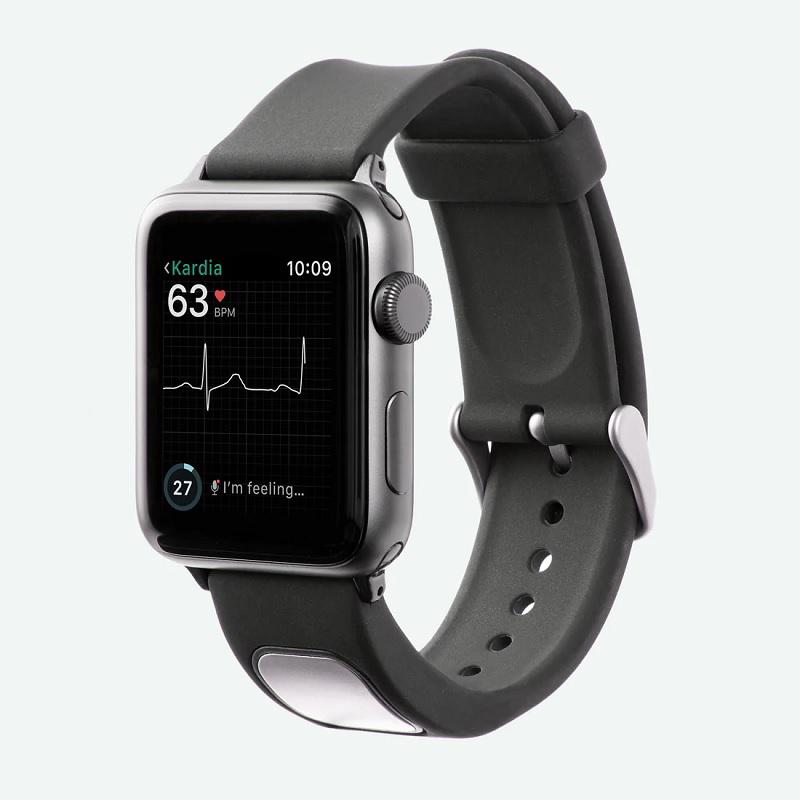 KardiaBand was the first FDA-approved ECG accessory for the Apple Watch.