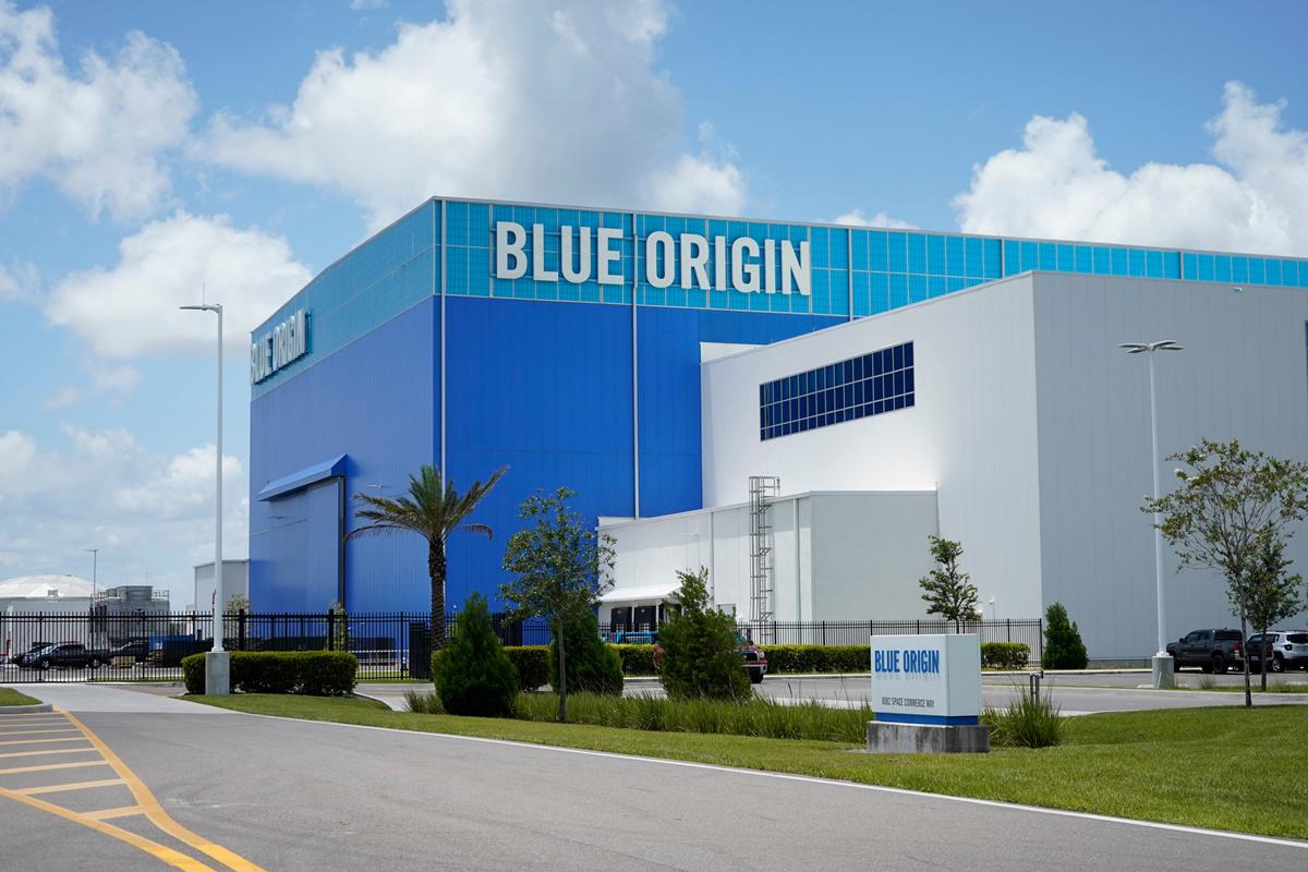 Fábrica de foguetes da Blue Origin, de Jeff Bezos, nos Estados Unidos