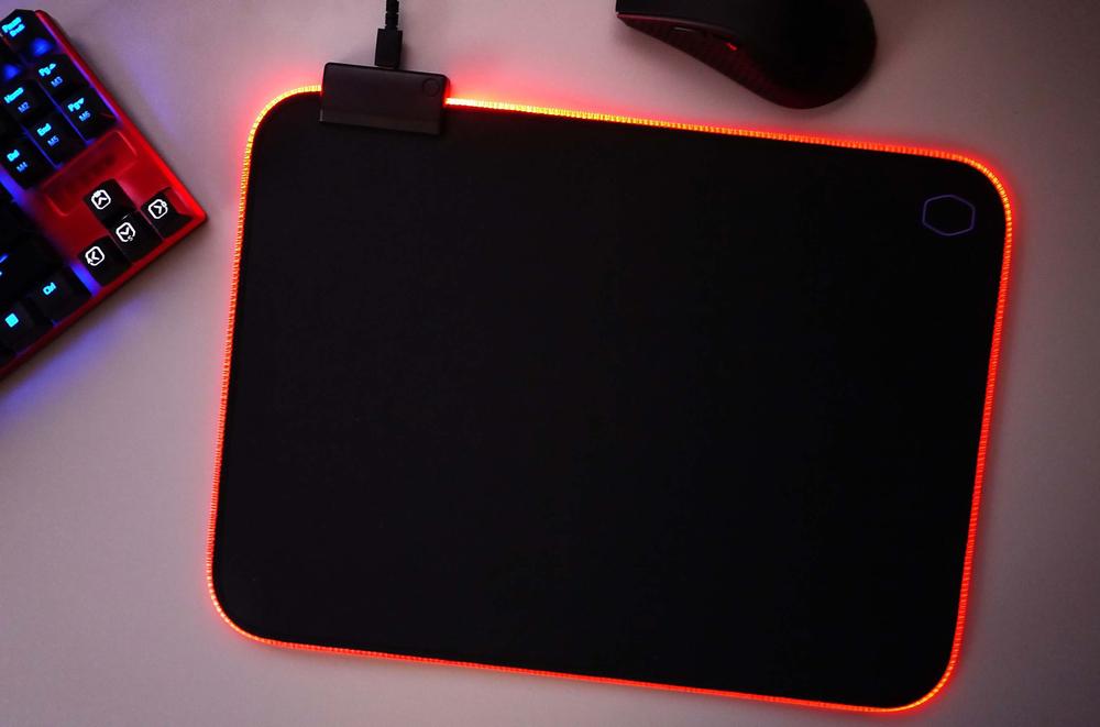 More care is needed when cleaning the RGB mouse pad