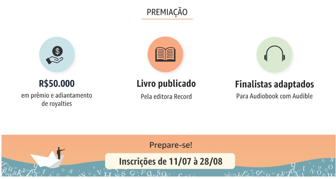 Os romances serão avaliados em critérios incluindo criatividade, originalidade, qualidade de escrita e viabilidade comercial.