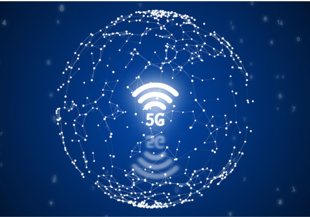 Mundo com sinal 5G