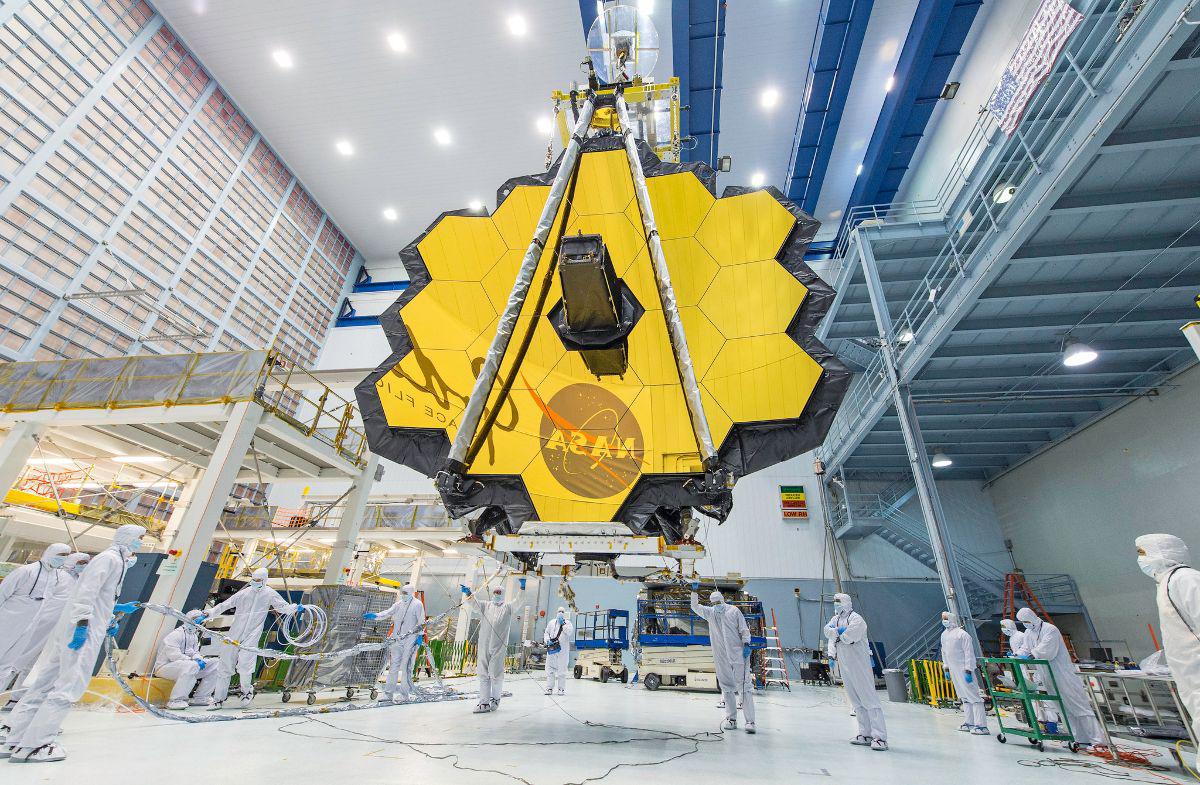 Telescópio James Webb. (Fonte: NASA/Reprodução)