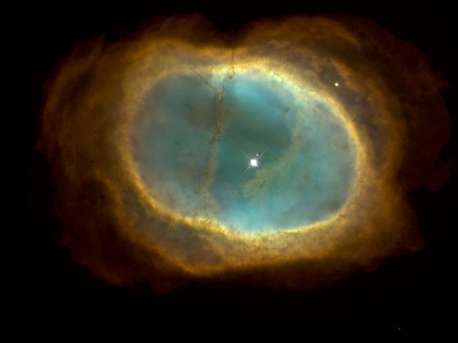 A Nebulosa Anel do Sul foi fotografada em 1998 pelo telescópio Hubble (Fonte: STScI/AURA/NASA)